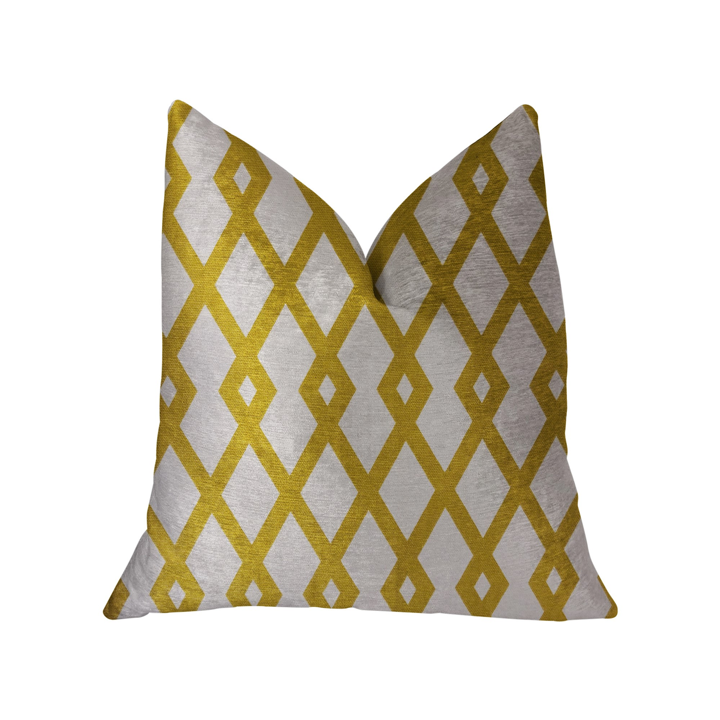Plutus Zinnia Dust Brown and Beige Luxury Throw Pillow