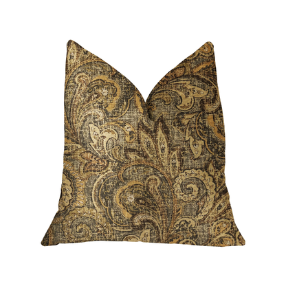 Plutus Cypress Field Brown Luxury Throw Pillow