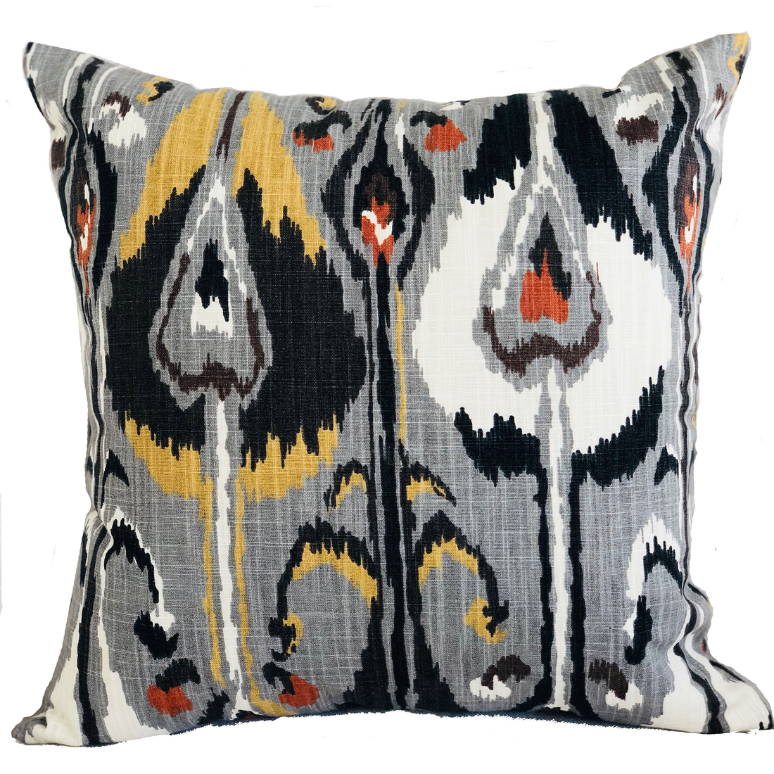 Plutus Tigerlily Gray Luxury Throw Pillow