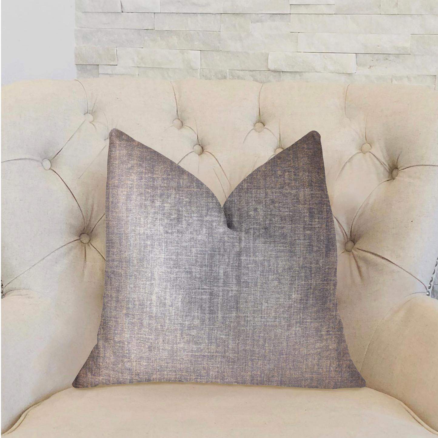 Plutus Radiance Blue Luxury Throw Pillow