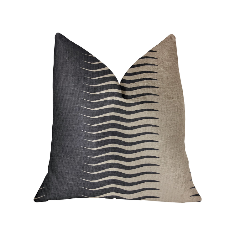 Plutus Dreamland Blue and White Luxury Throw Pillow