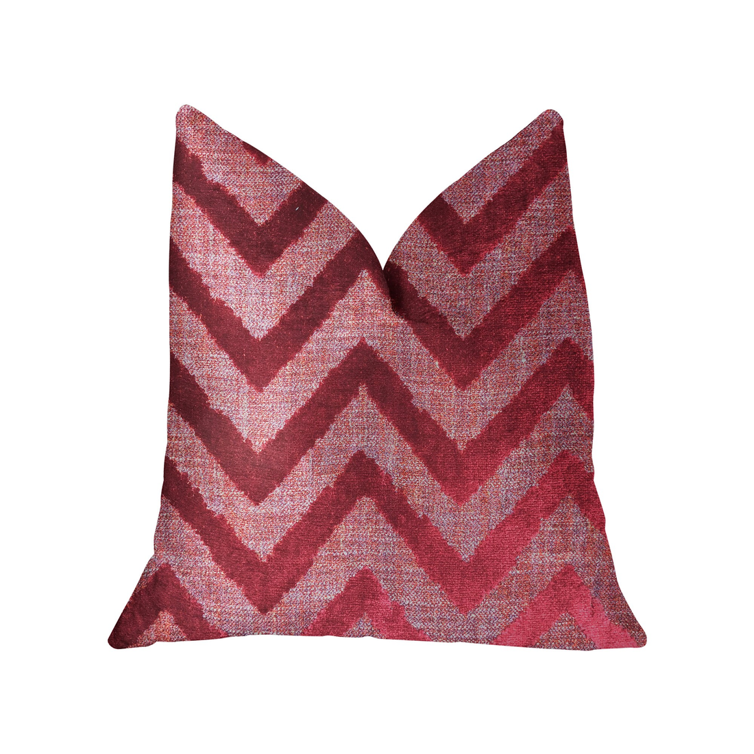 Plutus Valentina Red Luxury Throw Pillow