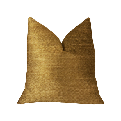 Plutus Beverly Gold Luxury Throw Pillow