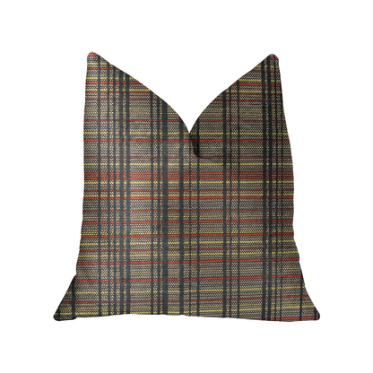 Plutus Grizzly Cay Gray Luxury Throw Pillow