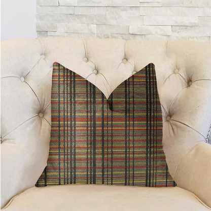 Plutus Grizzly Cay Gray Luxury Throw Pillow