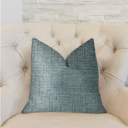 Plutus NewEra Bliss Blue Luxury Throw Pillow