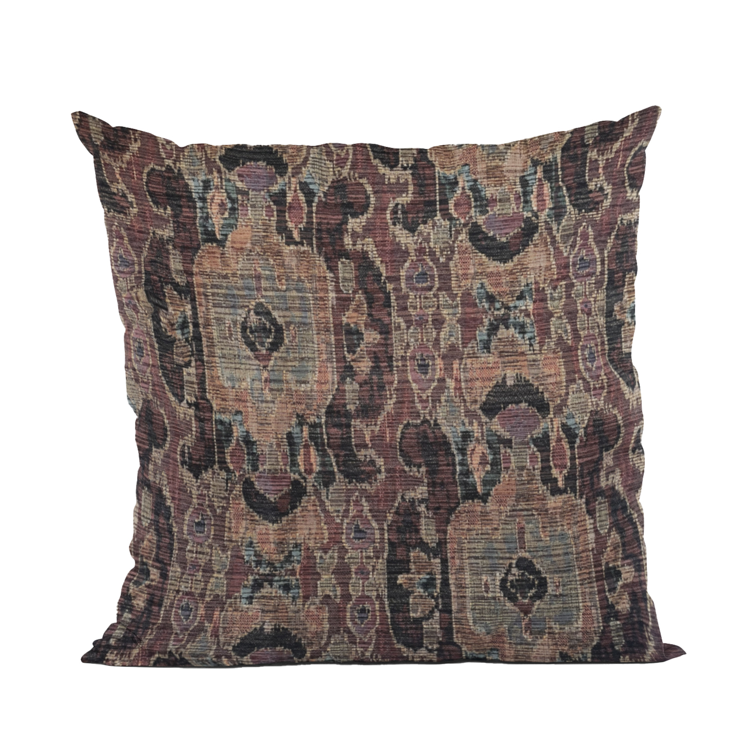 Plutus Bear Valley Red Luxury Throw Pillow
