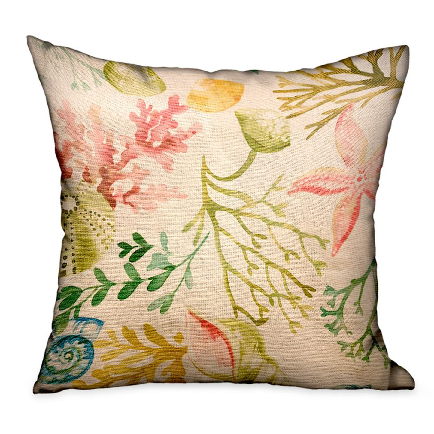 Plutus Underthesea Multi Floral Luxury Throw Pillow