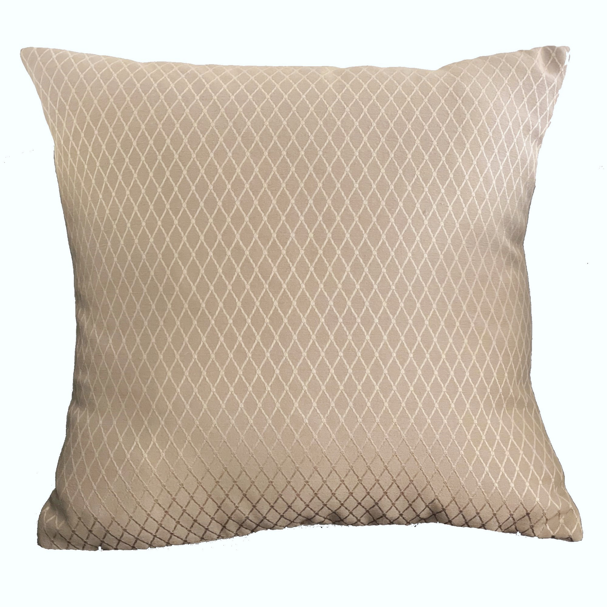 Plutus Diamond Cascade Brown Luxury Outdoor/Indoor Throw Pillow
