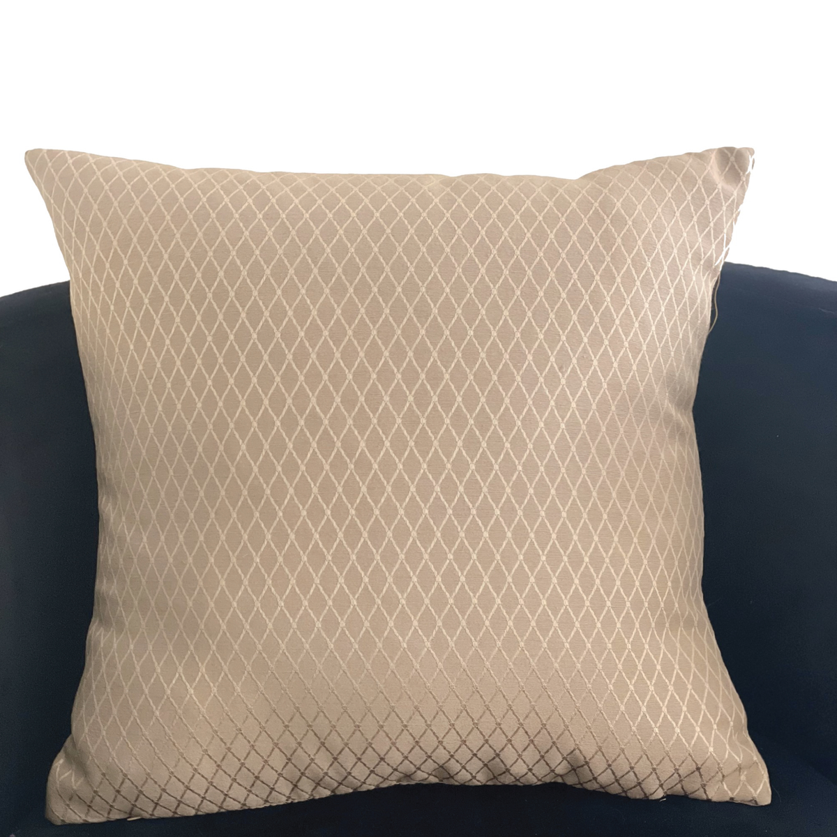 Plutus Diamond Cascade Brown Luxury Outdoor/Indoor Throw Pillow