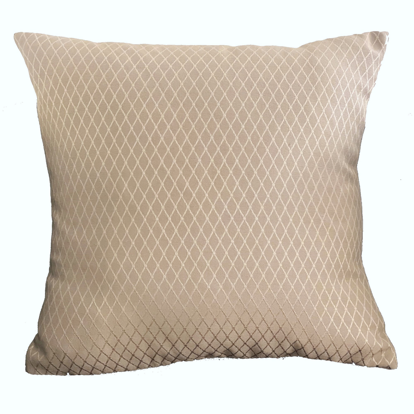 Plutus Diamond Cascade Brown Luxury Outdoor/Indoor Throw Pillow