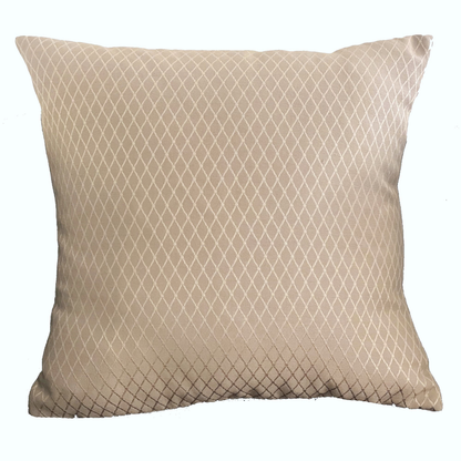 Plutus Diamond Cascade Brown Luxury Outdoor/Indoor Throw Pillow