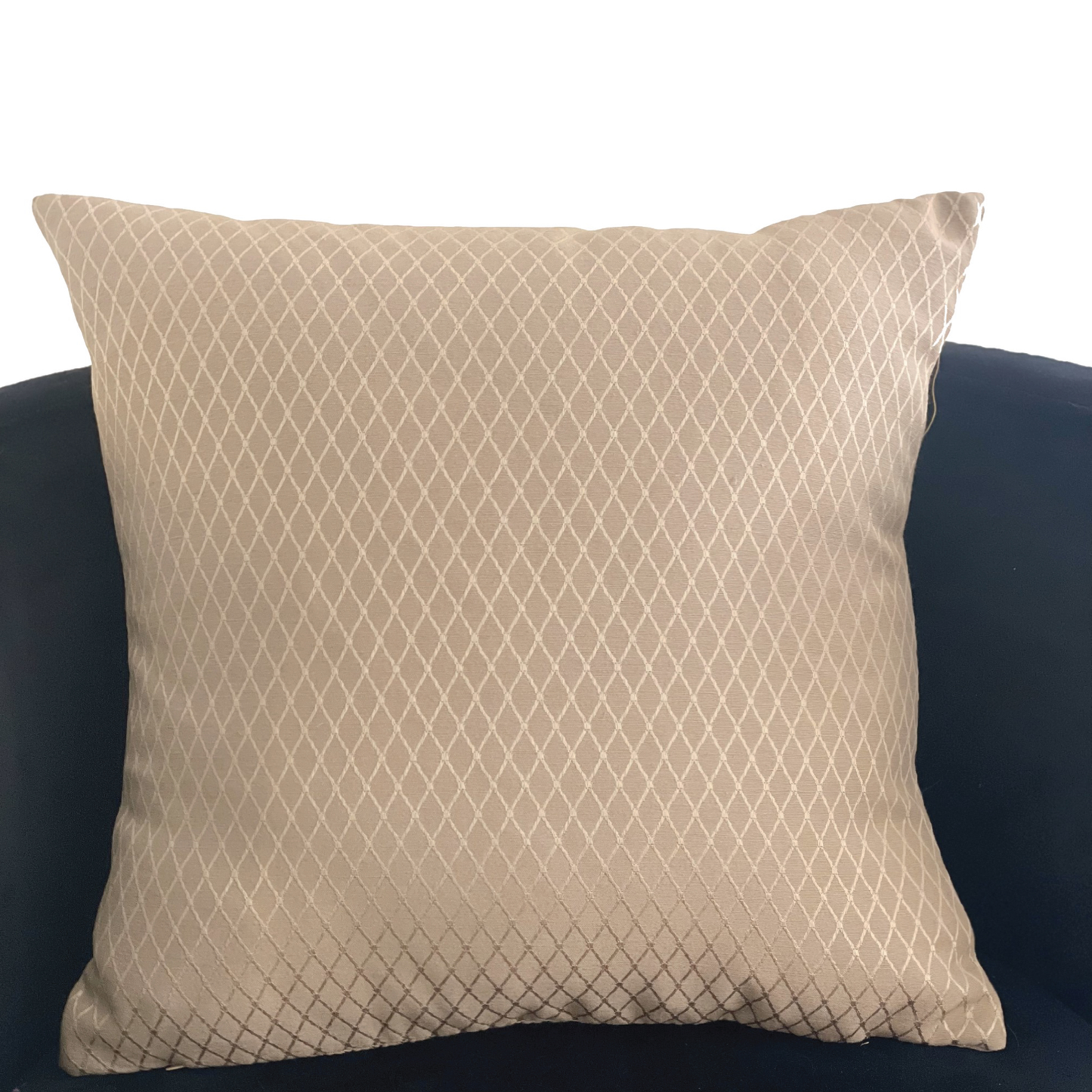 Plutus Diamond Cascade Brown Luxury Outdoor/Indoor Throw Pillow
