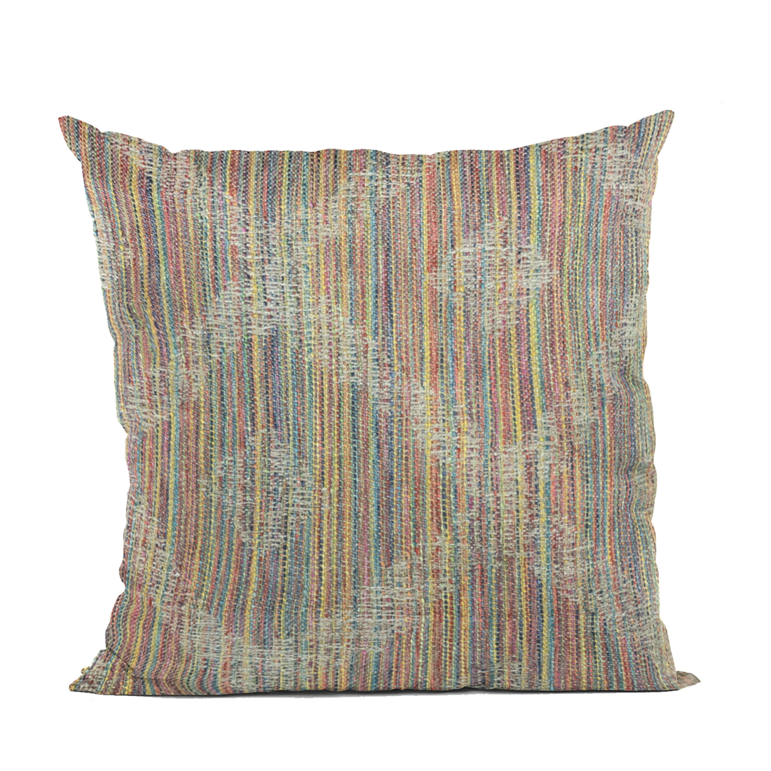 Plutus Multi-Color Diamond Abstract Luxury Throw Pillow
