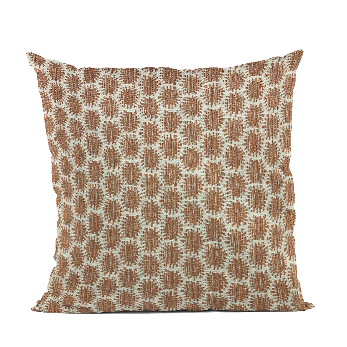 Plutus Brown Eyelashes Dot Luxury Throw Pillow