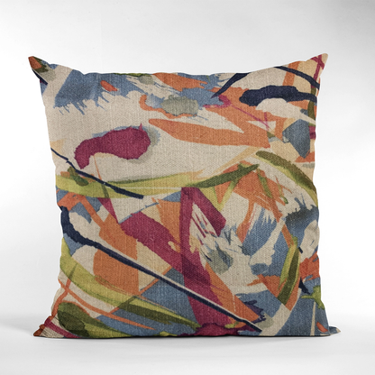Plutus Multi-Color Graphic Print Luxury Throw Pillow