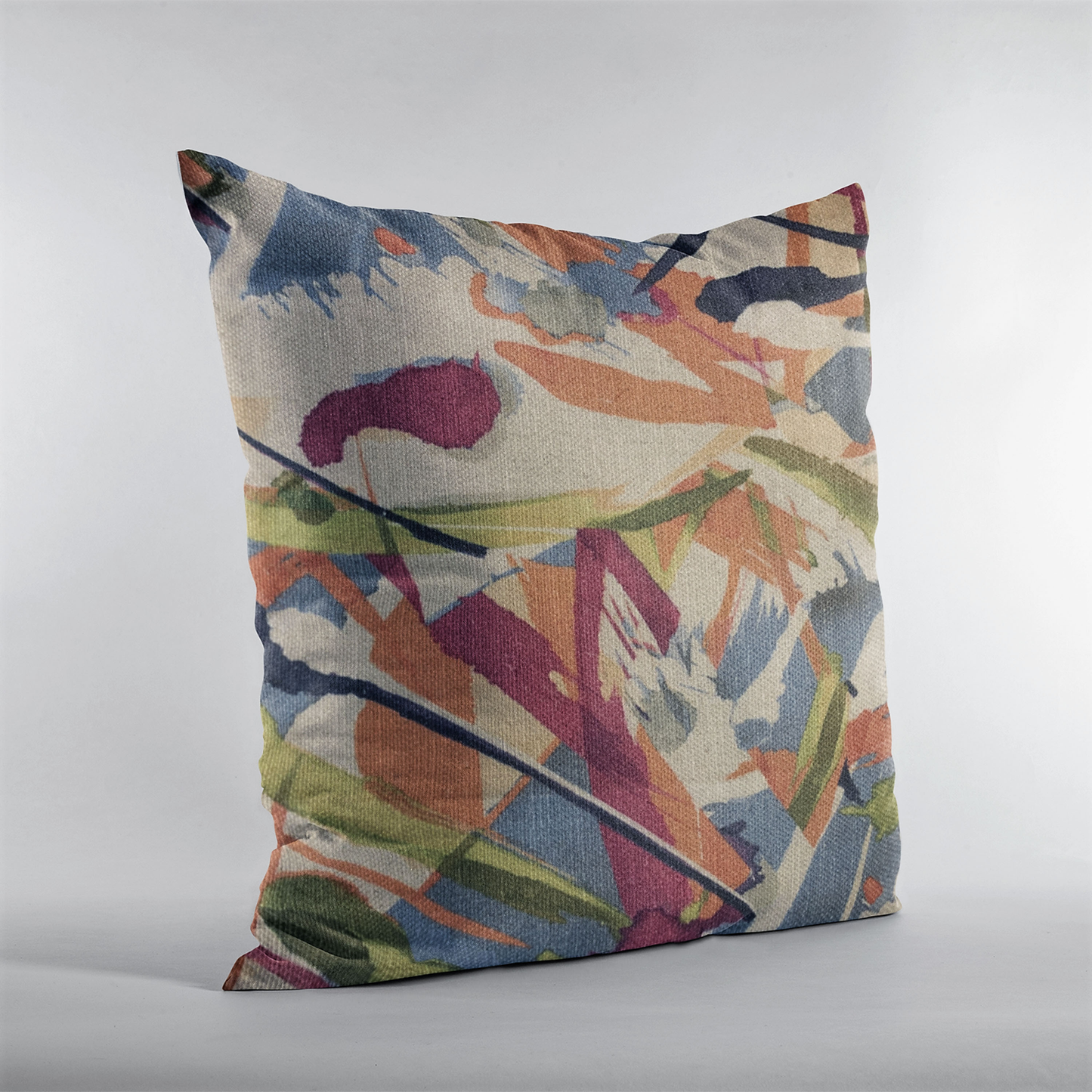Plutus Multi-Color Graphic Print Luxury Throw Pillow