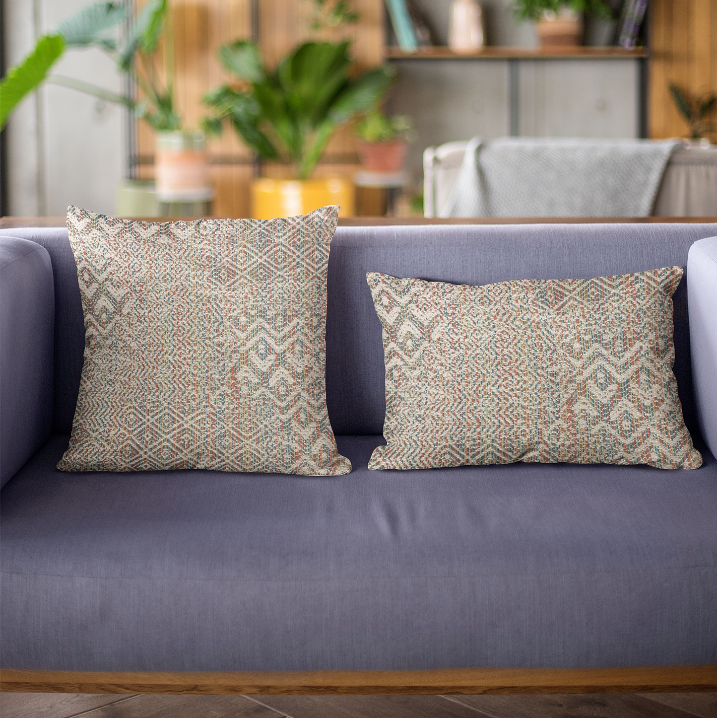 Plutus Multi-Color Fave Abstract Luxury Throw Pillow