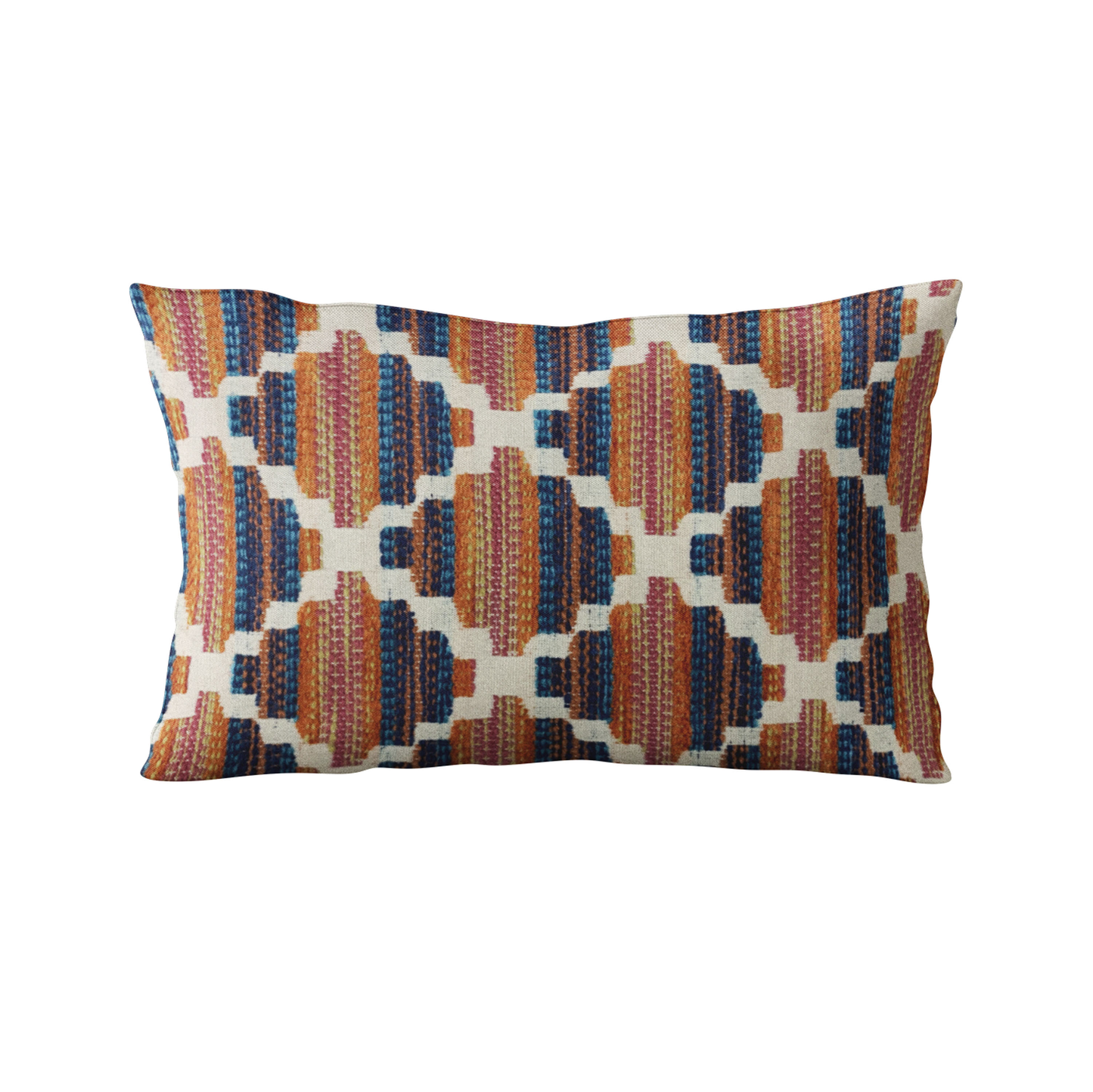 Plutus Multi-Color Lights Diamond Luxury Throw Pillow