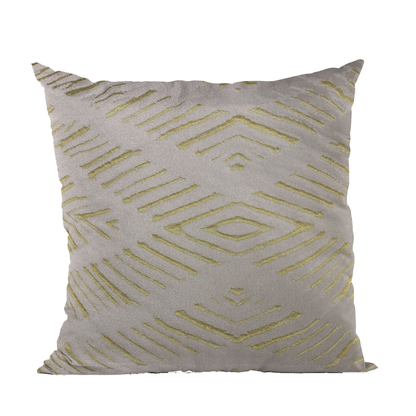 Plutus Yellow Hypno Abstract Luxury Throw Pillow