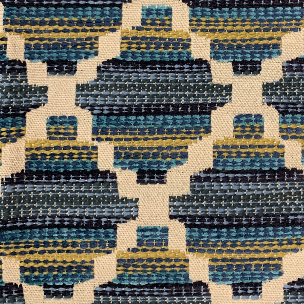 Plutus Blue Lights Diamond Luxury Throw Pillow
