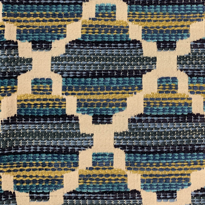 Plutus Blue Lights Diamond Luxury Throw Pillow