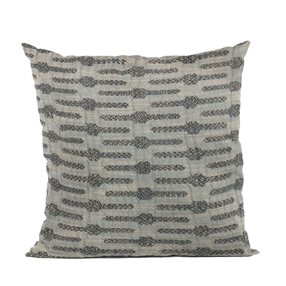 Plutus Blue Needles Stripe Luxury Throw Pillow