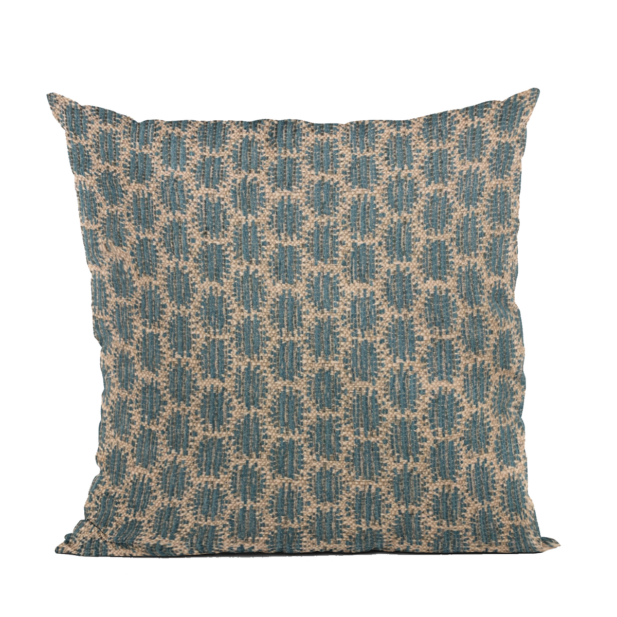 Plutus Blue Eyelashes Dot Luxury Throw Pillow