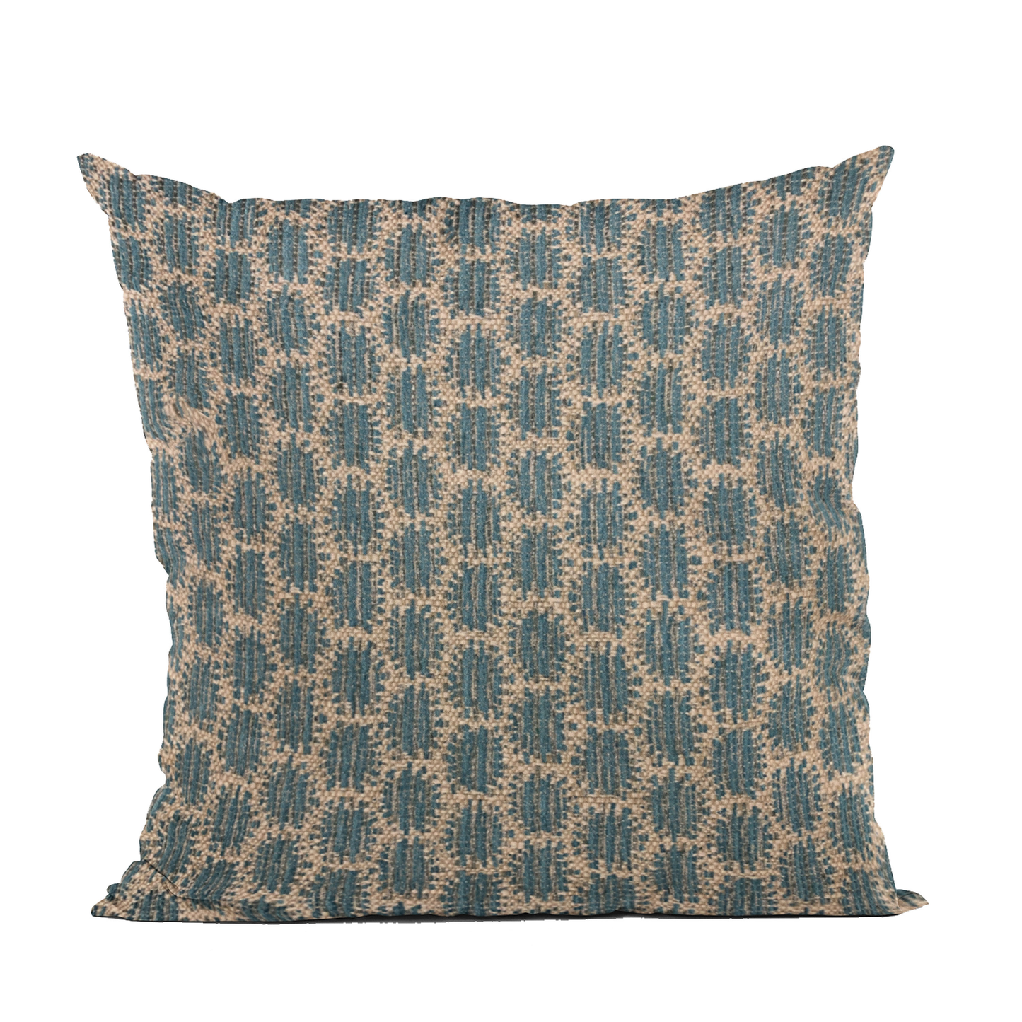 Plutus Blue Eyelashes Dot Luxury Throw Pillow