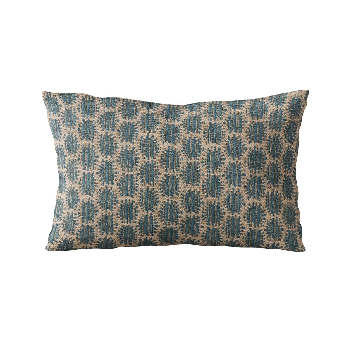 Plutus Blue Eyelashes Dot Luxury Throw Pillow
