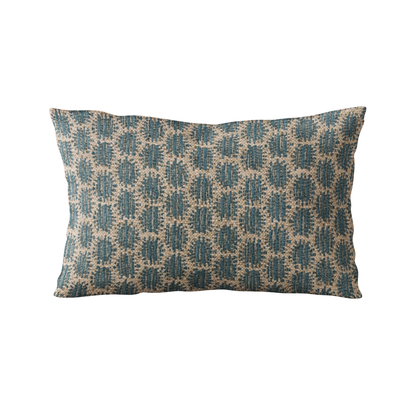 Plutus Blue Eyelashes Dot Luxury Throw Pillow