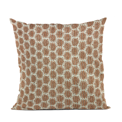 Plutus Brown Eyelashes Dot Luxury Throw Pillow
