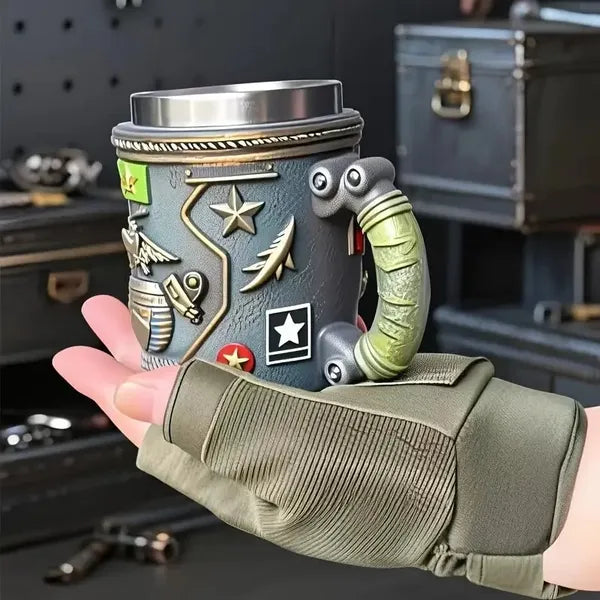 Military Tactical Insulated Beer Mug Cup