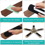 Ceiling Fan Blade Activated Carbon Filter Cotton Air Purification Dust-Proof Pad