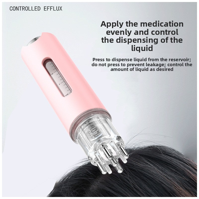 Silicone Scalp Liquid Applicator Comb with Massage Function