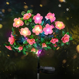 Solar Powered Azalea Flower Garden Light