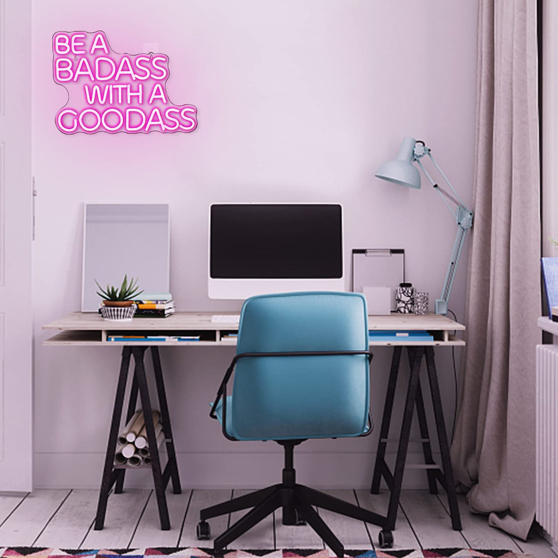 led neon indoor and outdoor luminous wall decoration