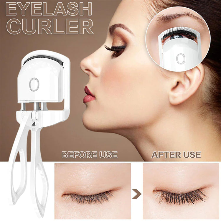 Heated Eyelash Curler — USB Rechargeable Long-Lasting Lash Curler - Image 6