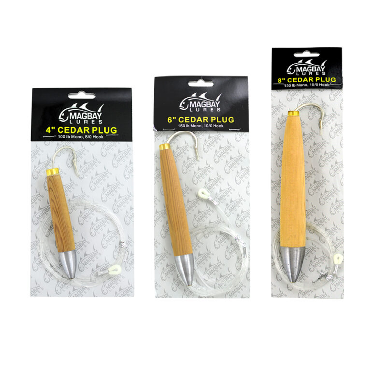 MagBay Cedar Plug Trolling Lure, Natural