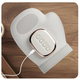 Hand Massager with Heat Compression Carpal Tunnel Wrist Finger Massagers Kneading Rollers Electric Portable Vibrating Gloves