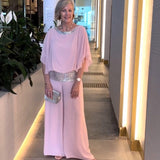 Bat Sleeve Top and Wide Leg Pants