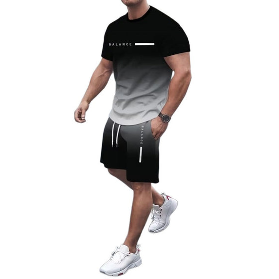 Men's gradient shorts set, photo 4