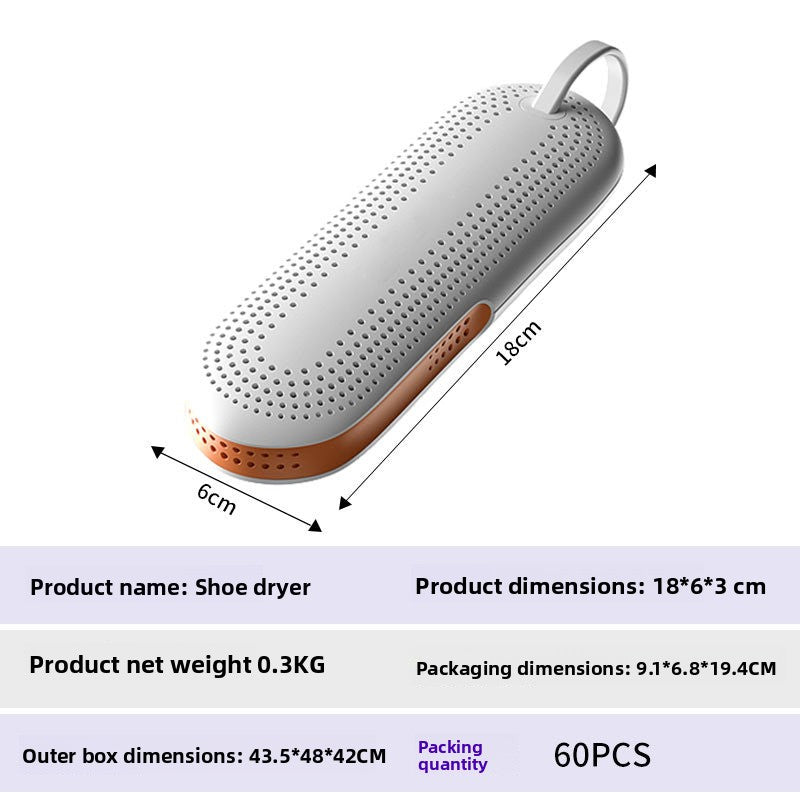 Portable Electric Shoe Dryer with Timer, Deodorizer and Sterilizer, Quick Drying Shoe Warmer for Home