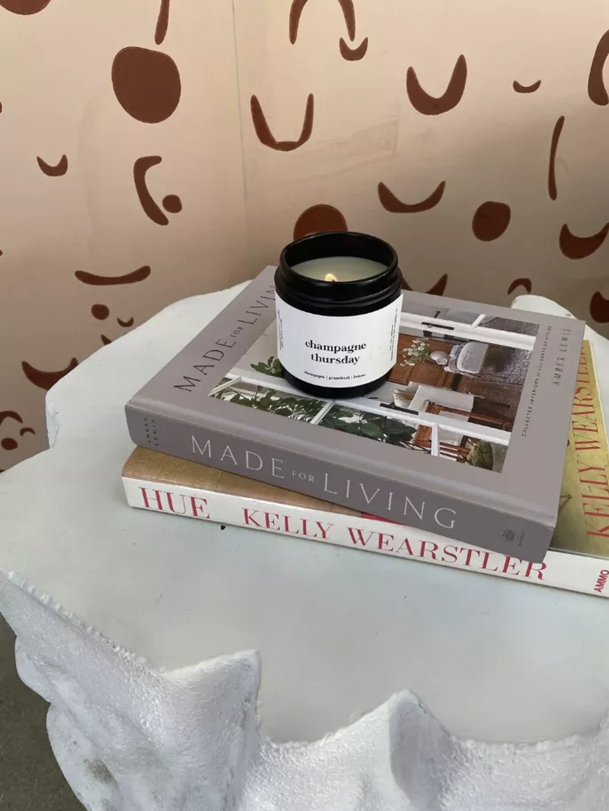 Champagne Thursday Candle by Bow Down Studio