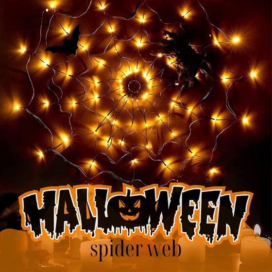 Halloween Spider Web Light with Remote Control Decor product image 4