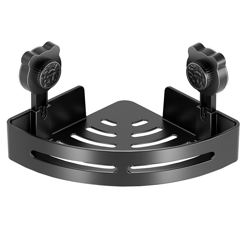 Household Wall Mount Suction Cup Corner Rack