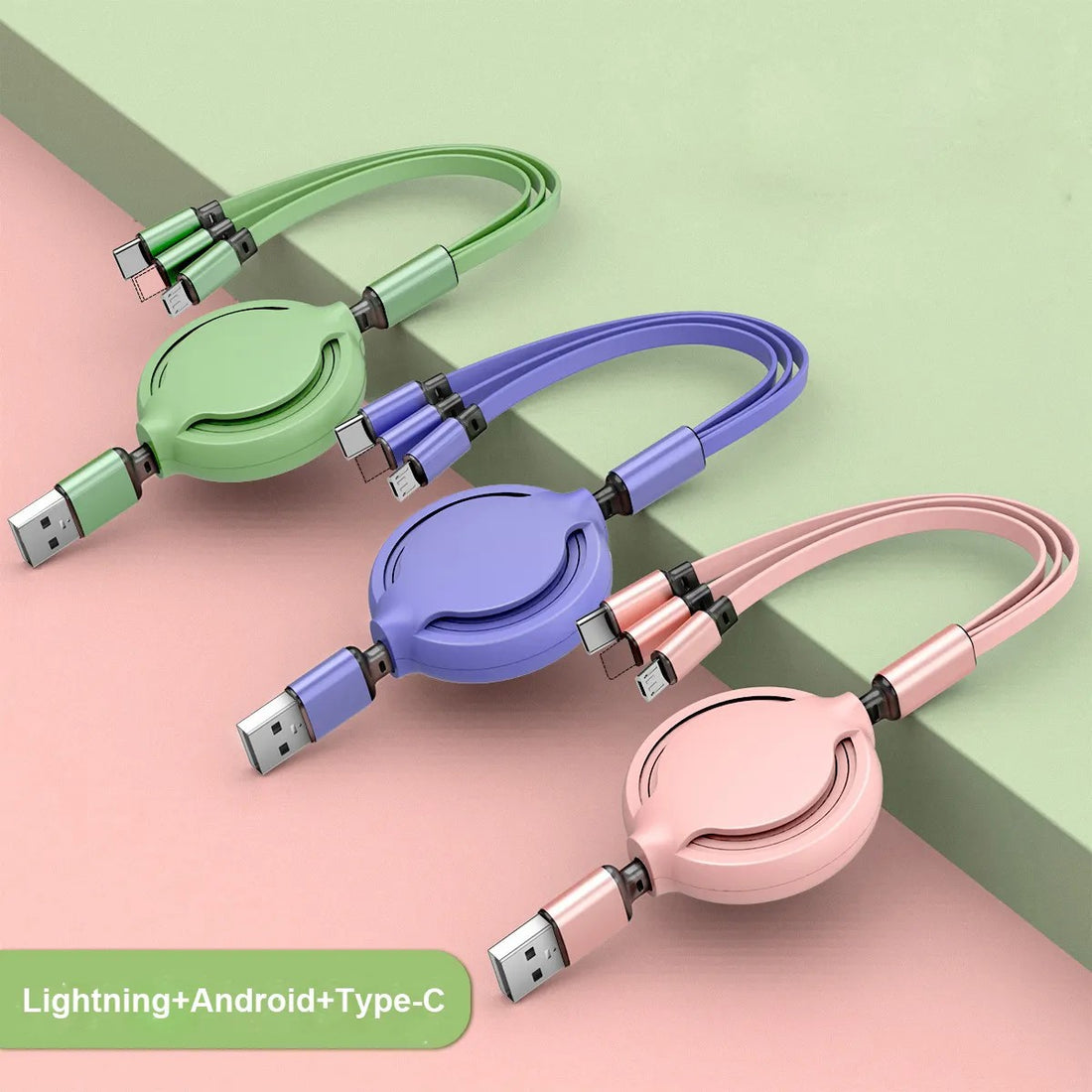 3-in-1 Multi Charging Data Cable for All Devices
