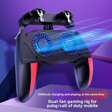 H10 Dual Fan Cooling Gaming Controller Grip