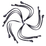 4PIN PWM Fan Splitter Cable 1 to 3 with Snakeskin Sleeve