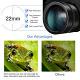 Binoculars zoom dial adjustment close up